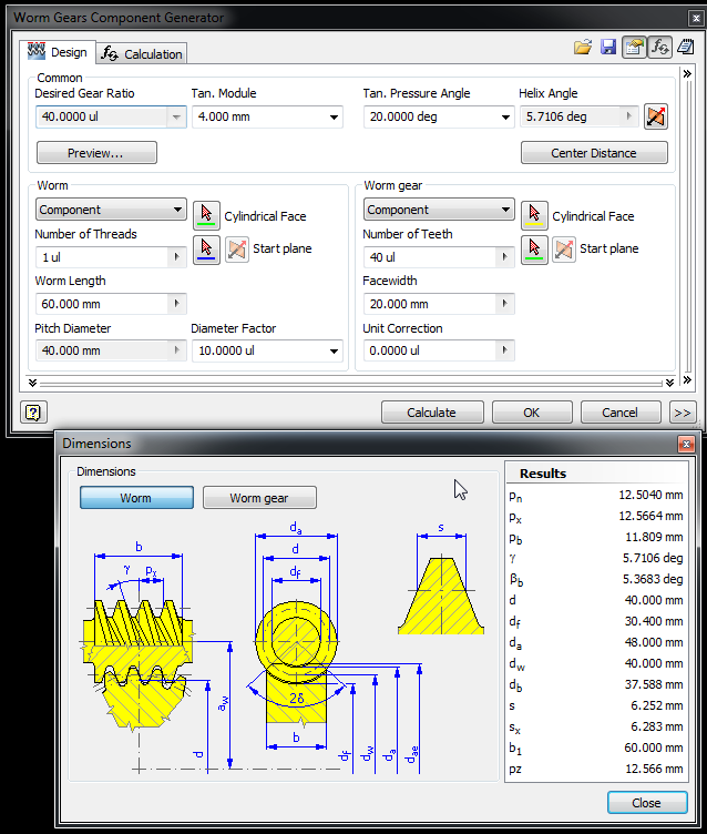 Help... the best way to Construct a Worm Gear - Autodesk Community - Fusion  360