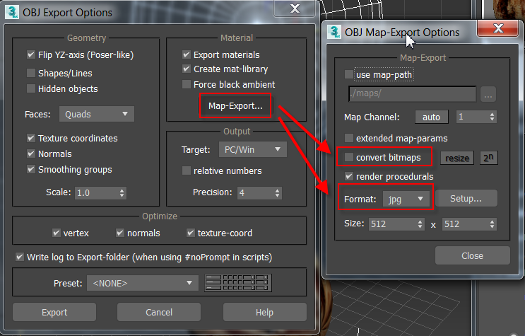 Solved: Exporting an .obj after UVW Map - Autodesk Community - 3ds Max