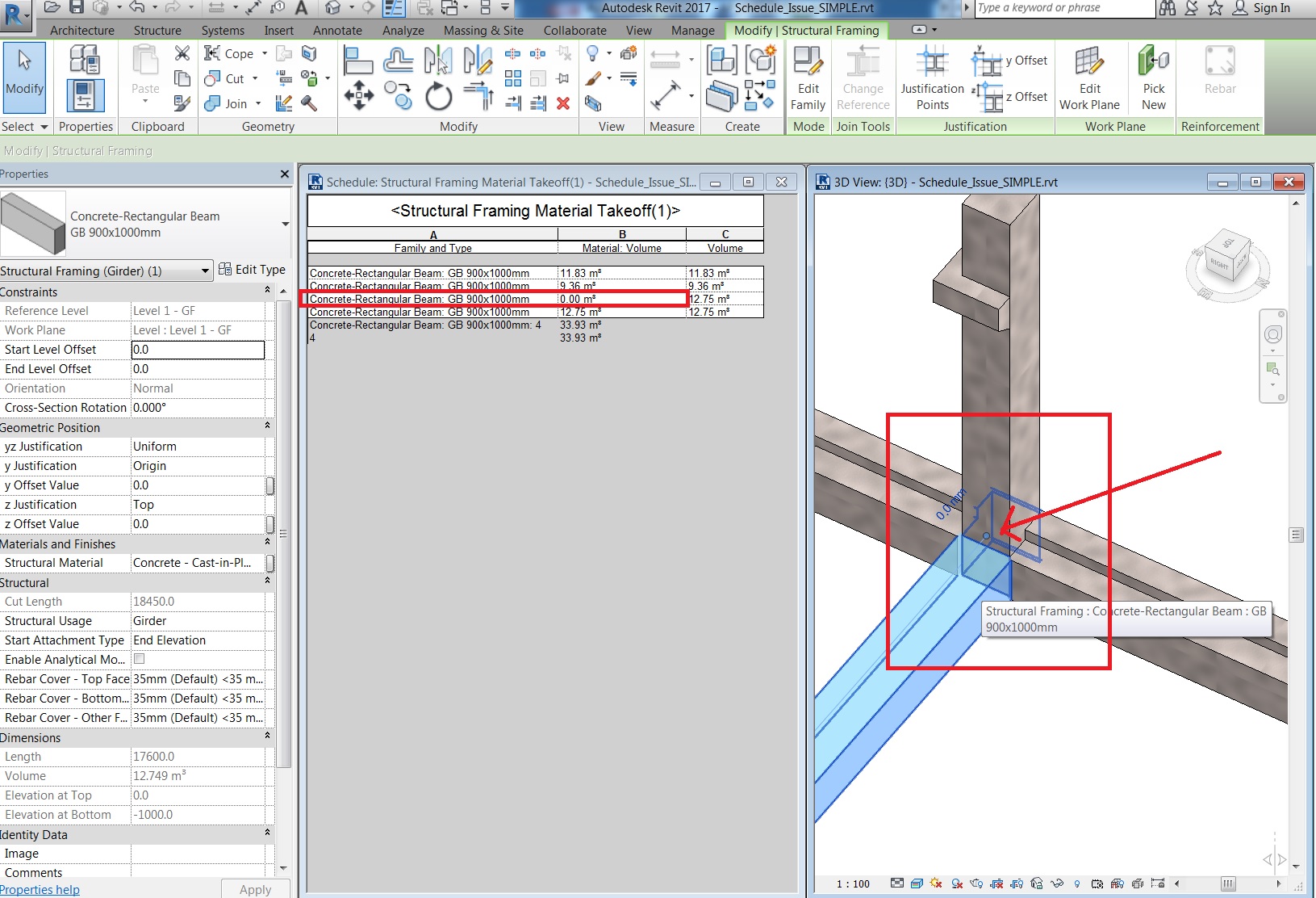 Solved: Material Volume is missing in schedule - Autodesk Community