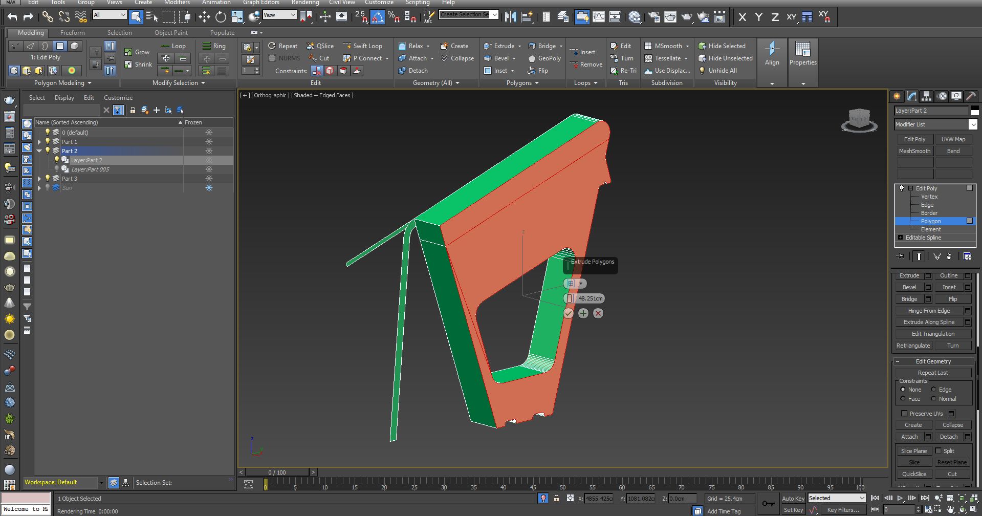 Solved: Problem with Extruding polygons - Autodesk Community - 3ds Max