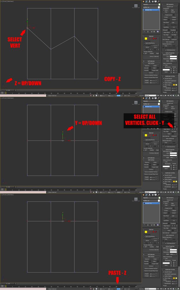 Solved: Aligning one vertice to two another - Autodesk Community - 3ds Max