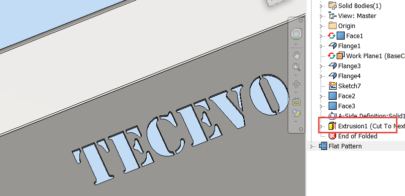 Solved: Text cut in sheetmetal part - Autodesk Community - Inventor