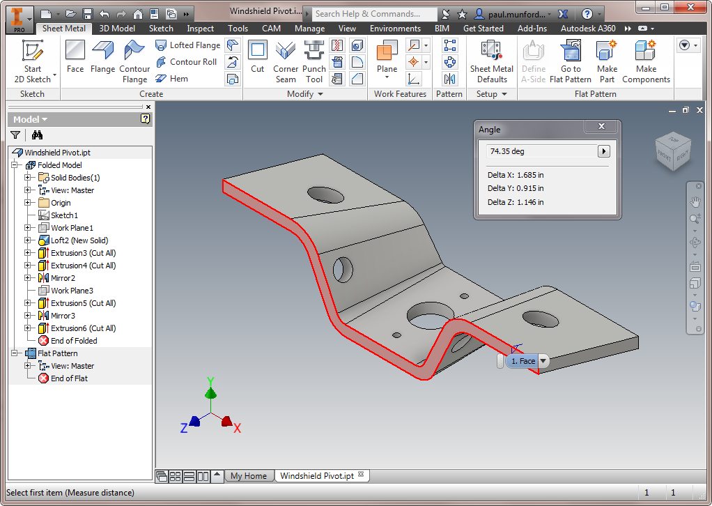 Solved: Inventor 2016, Lofted Flange won't play nice - Autodesk Community -  Inventor