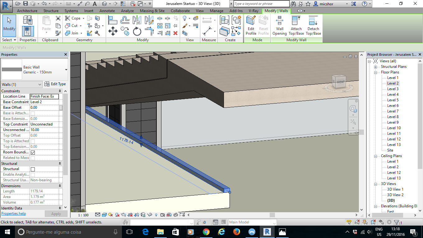 Solved: Attach wall to a mass - Autodesk Community