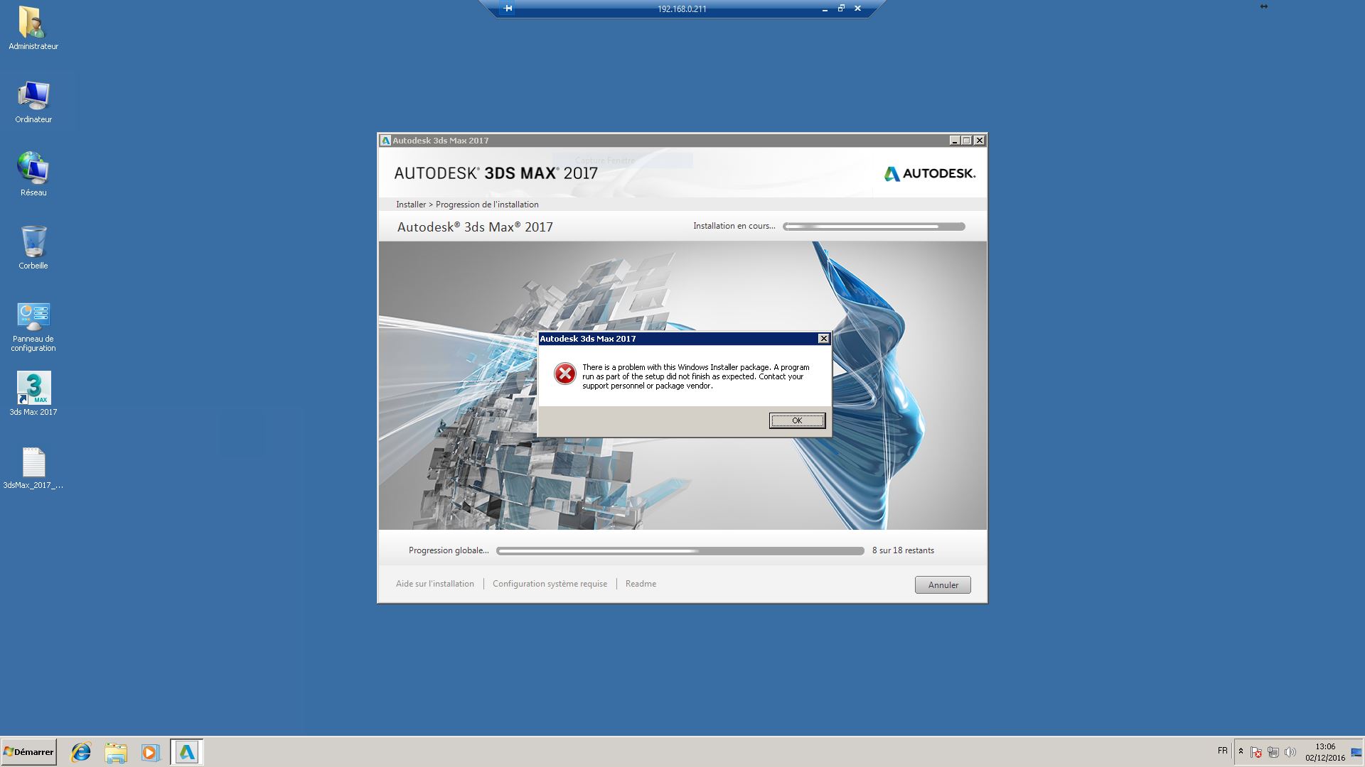 Solved: 3dsmax 2017 installation failed - Autodesk Community -  Subscription, Installation and Licensing