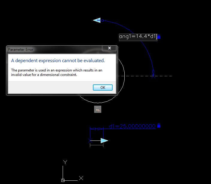 Rotate line with Parameter constraints - Autodesk Community