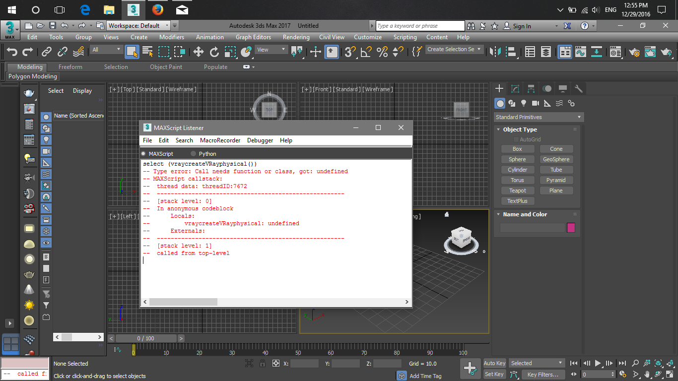 Solucionado: 3dmax 2017 problem in physical camera in vray 3.4 - Autodesk  Community - 3ds Max