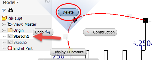 Solved: Cannot delete a Curve from a 2 - Dimensional Sketch - Autodesk ...