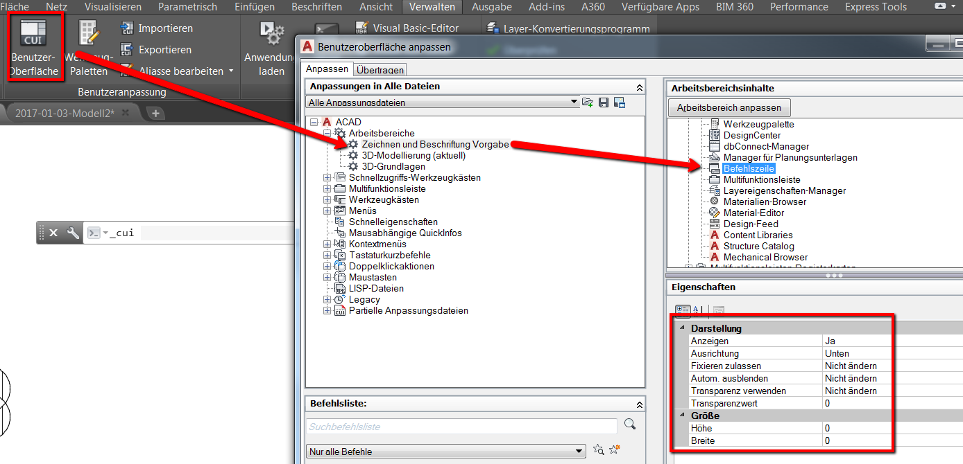 Gelöst: Befehlszeile in AutoCAD verschwunden - Autodesk Community -  International Forums