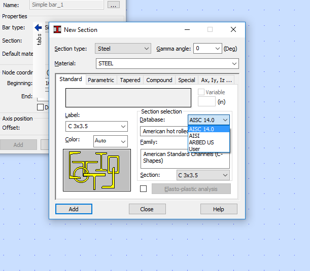 Change of section database - Robot Structural analysis - Autodesk Community  - Robot Structural Analysis Products