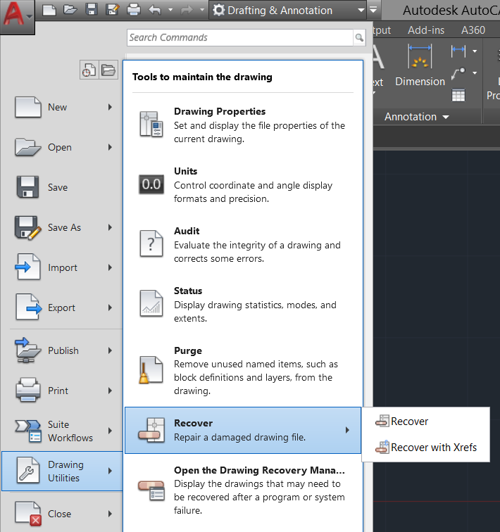 Solucionado: Recuperar file AutoCAD - Autodesk Community - International  Forums