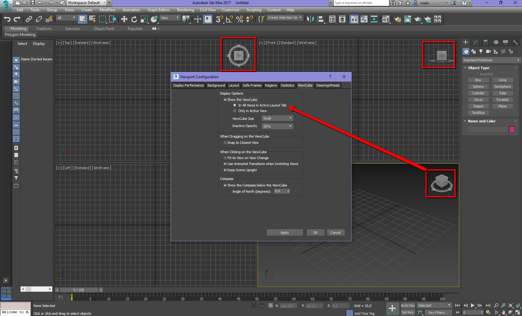 Solved: Strange white box in viewport at startup - Autodesk Community - 3ds  Max