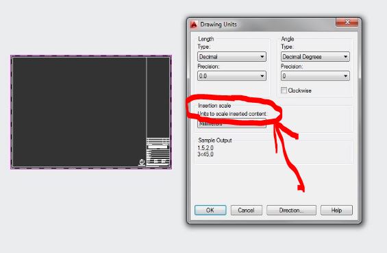 Solved: Drawing template blocks scaling up by 25.4 - Autodesk Community