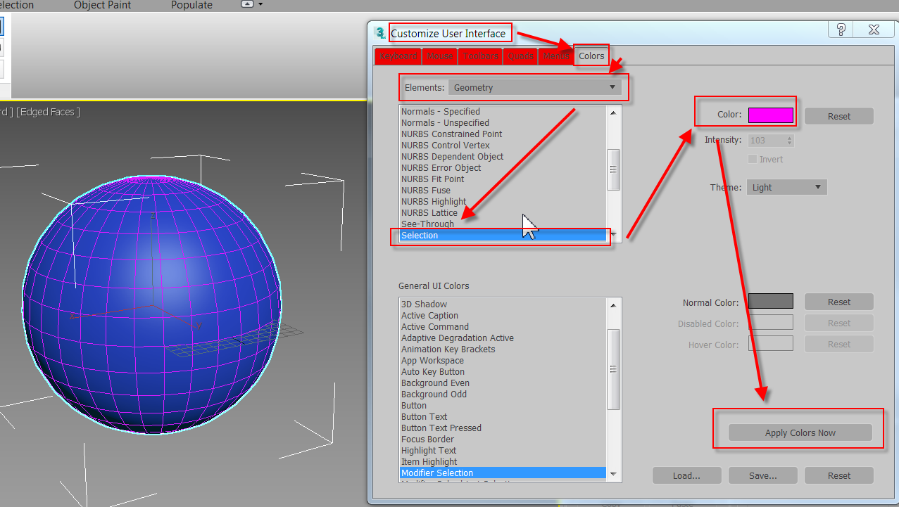 Solved: Change wireframe color in sub-object mode - Autodesk Community - 3ds  Max