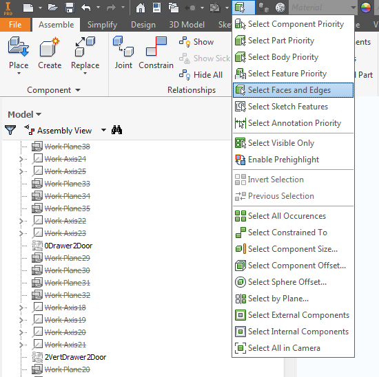 Solved: Selection priority not sticky - Autodesk Community