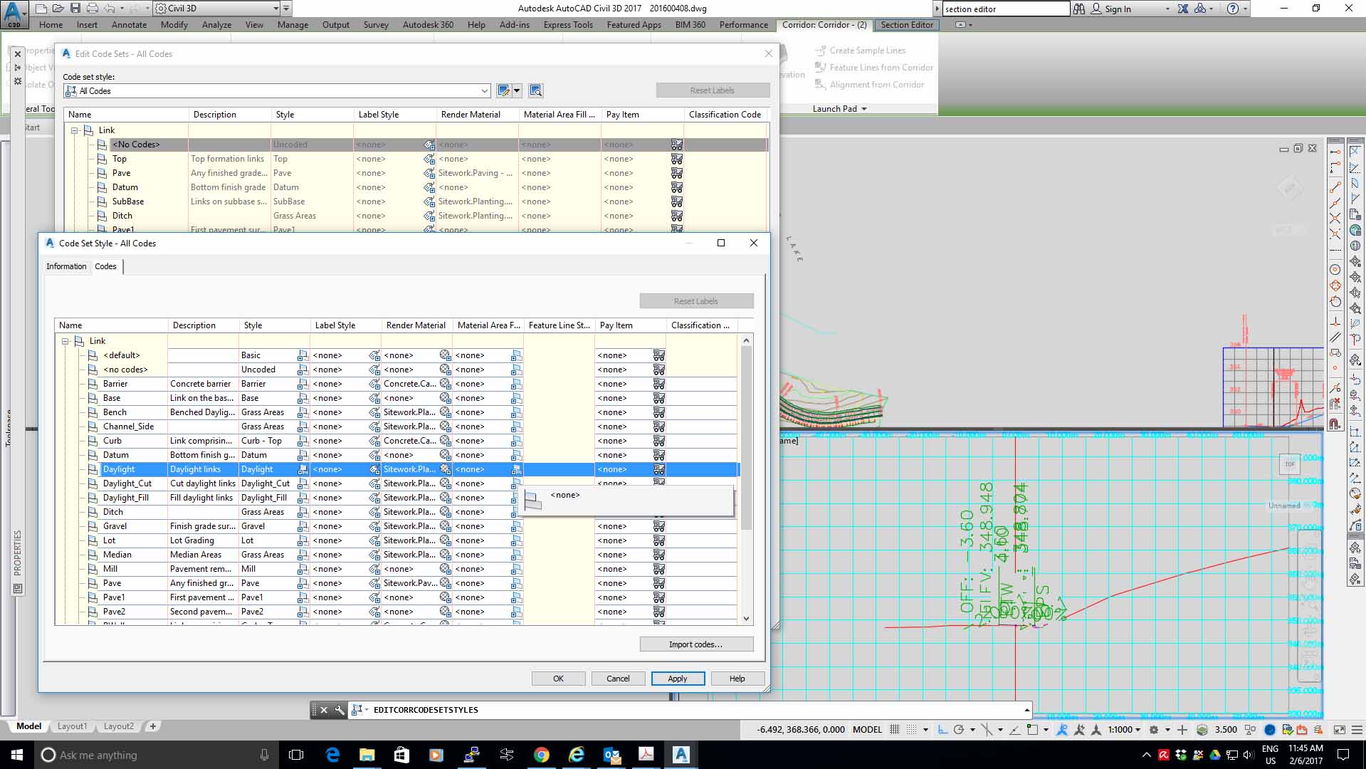Corridor Editor Font Size? - Autodesk Community