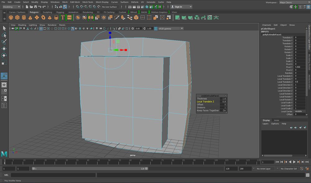 Extrude/Bevel tool - Autodesk Community