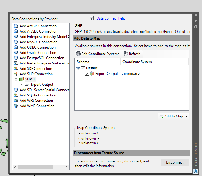 Add to map button not available - Autodesk Community