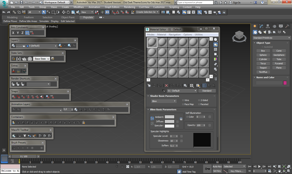 Solved: How can I change UI of 3DS max 2017 to look like 2014? - Page 8 -  Autodesk Community - 3ds Max