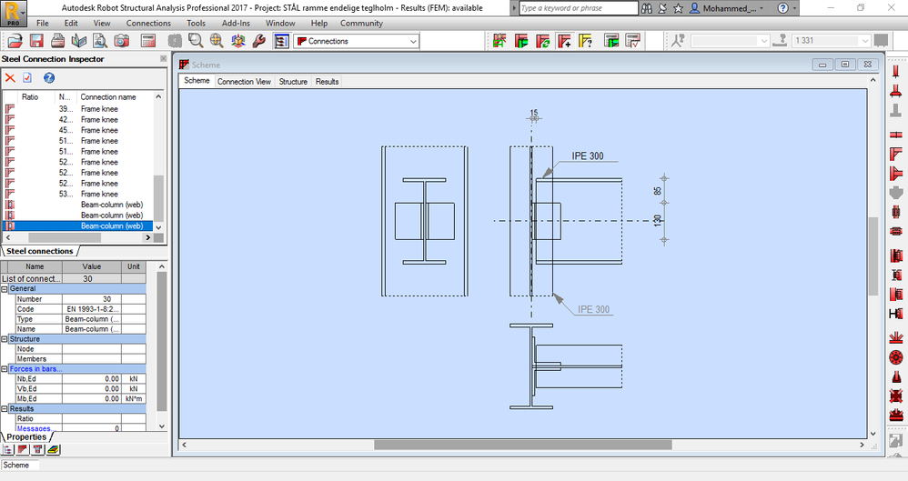 Solved: Steel design connection - Autodesk Community - Robot Structural  Analysis Products