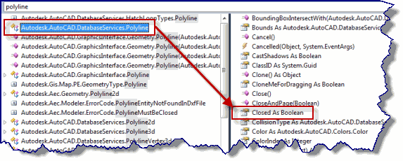 Solved: how do we know a polyline is closed or not ? - Autodesk Community