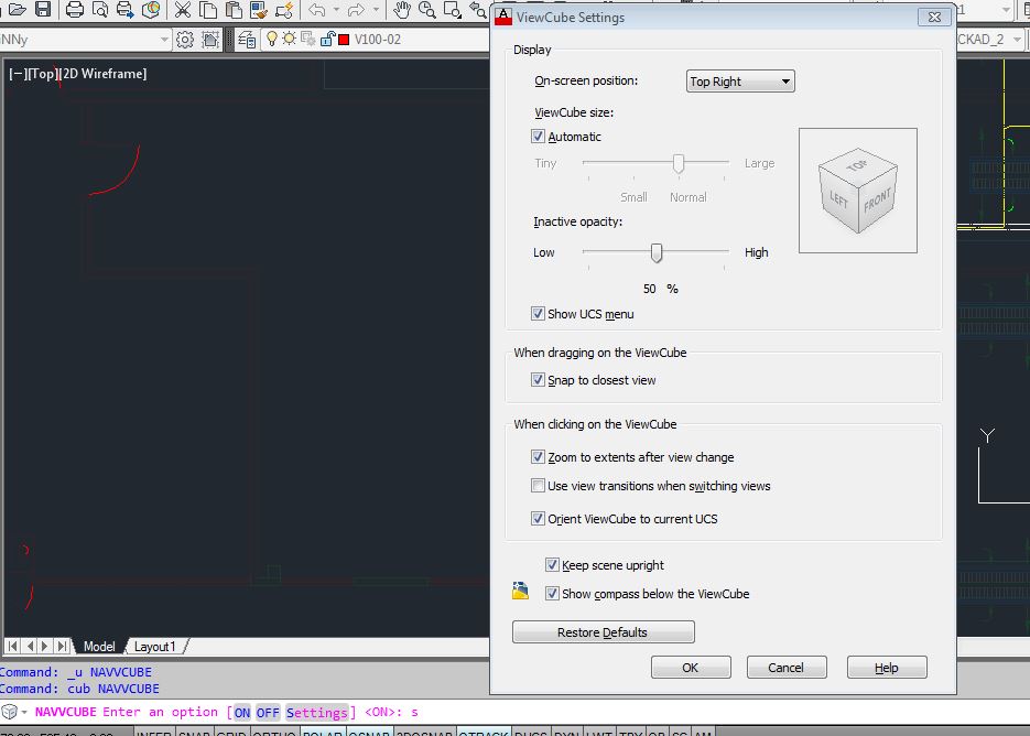 Solved autocad viewcube disable animation Autodesk Community