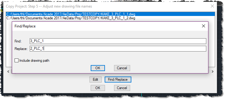 Copy project find replace not working? - Autodesk Community
