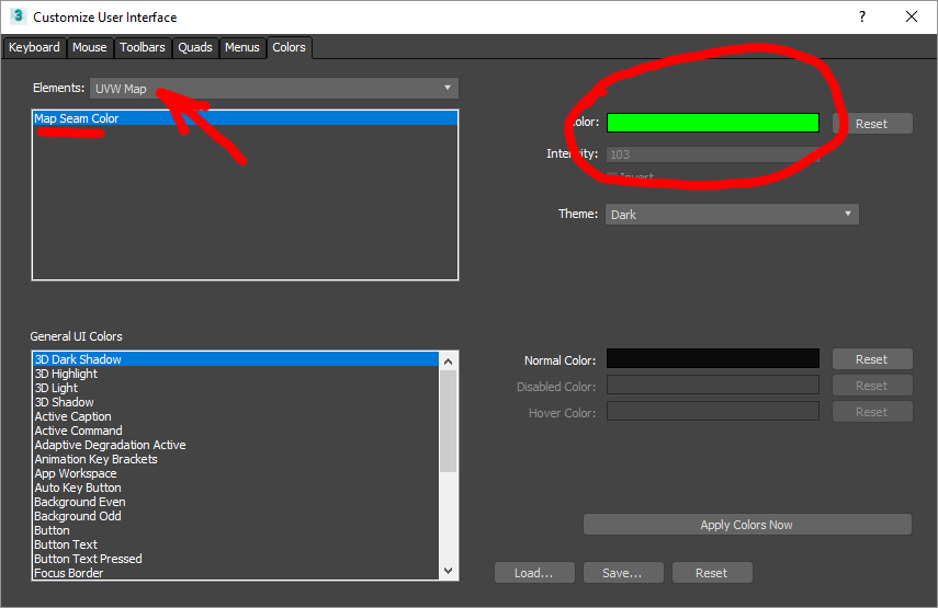 Solved: When unrwapping, why does the "Thick" checkbox draw the seam lines  as white? - Autodesk Community - 3ds Max