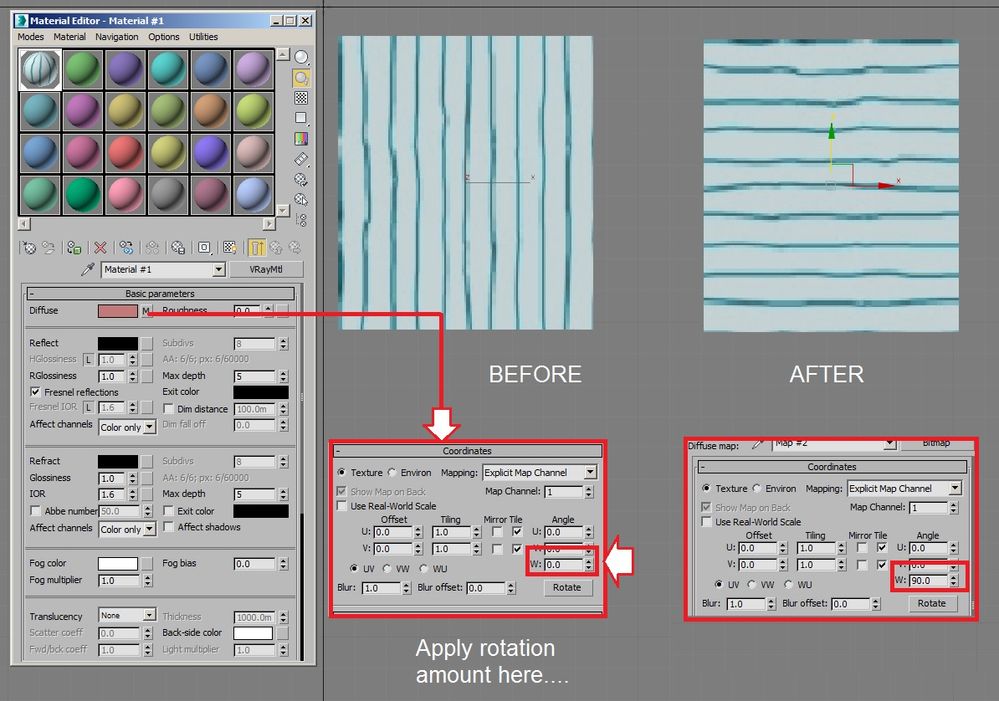 Solved: Rotating Material - Autodesk Community - 3ds Max