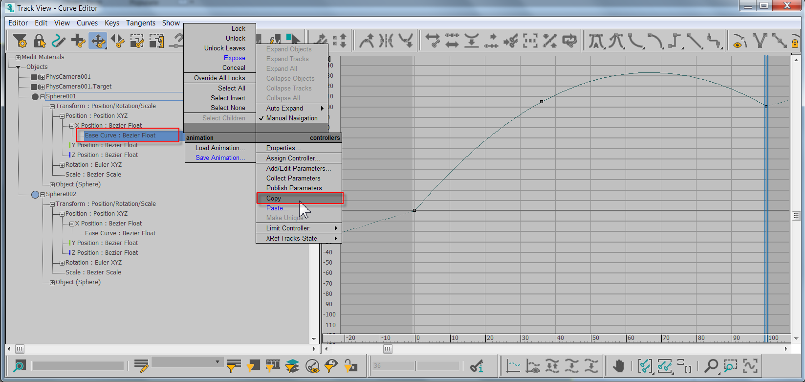 Solved: Copy paste ease values in curve editor - Autodesk Community - 3ds  Max