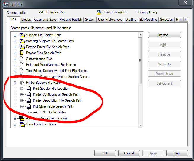 Plot Style Table - Autodesk Community - Civil 3D