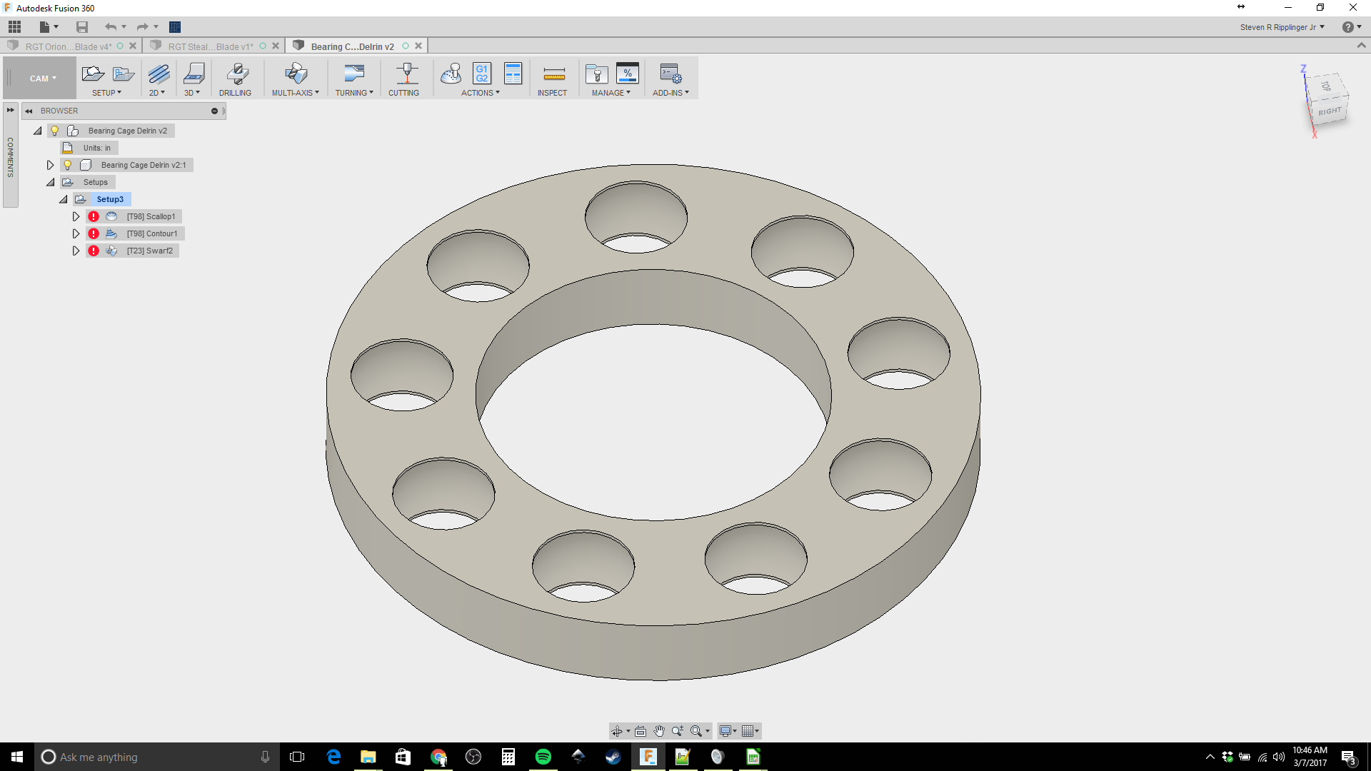 Solved: Need help with an unusual operation. F360 spherical internal ...
