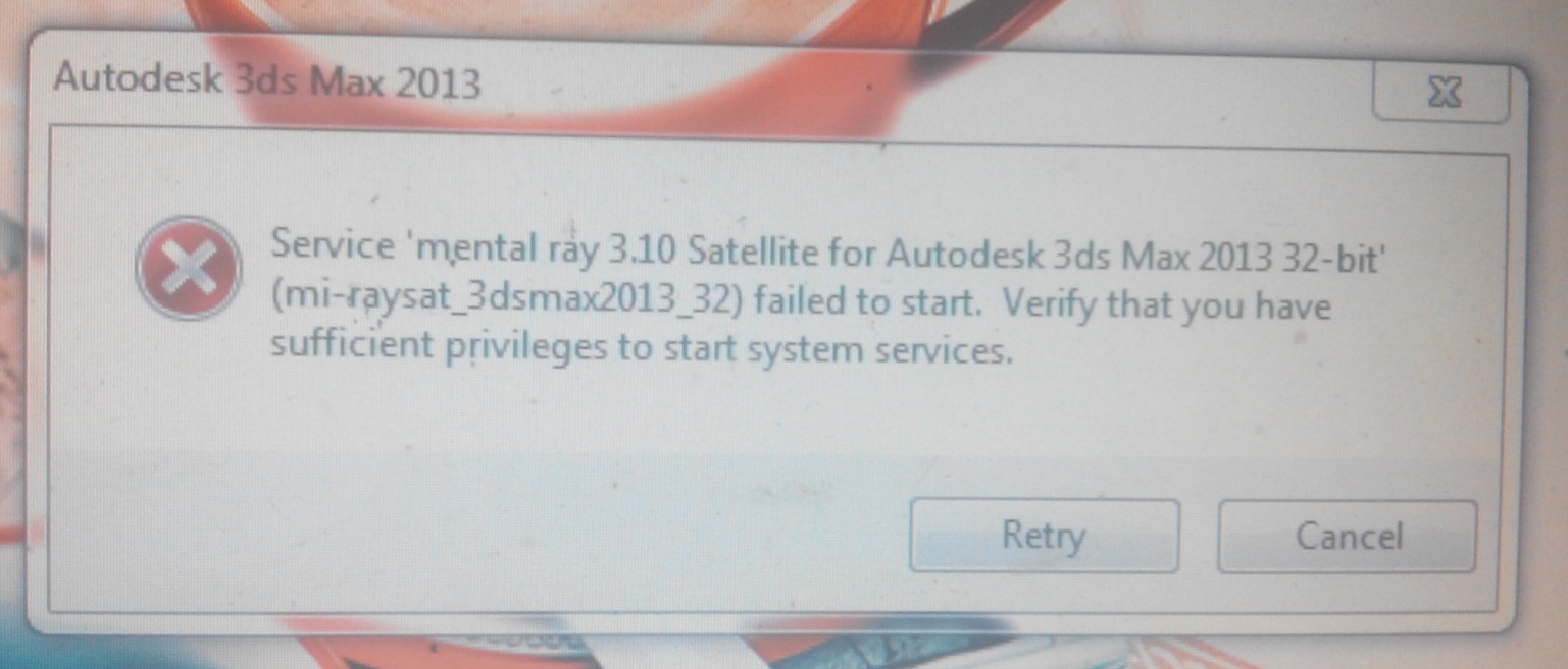 Mental ray 3.10 refused to start for installation of 2013 3dsMax - Autodesk  Community - Subscription, Installation and Licensing