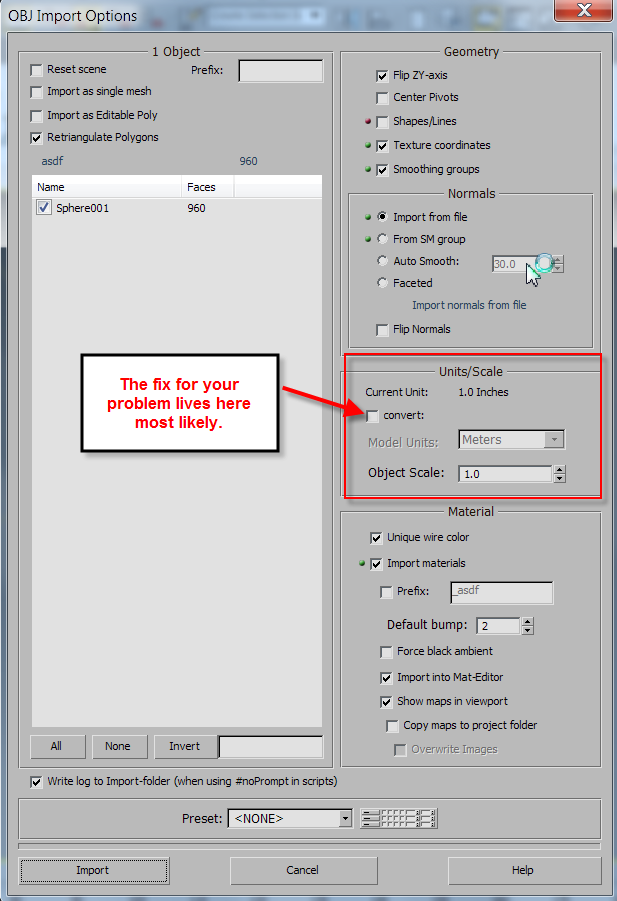 Solved: 3d Max object changes in scale after export - Autodesk Community - 3ds  Max