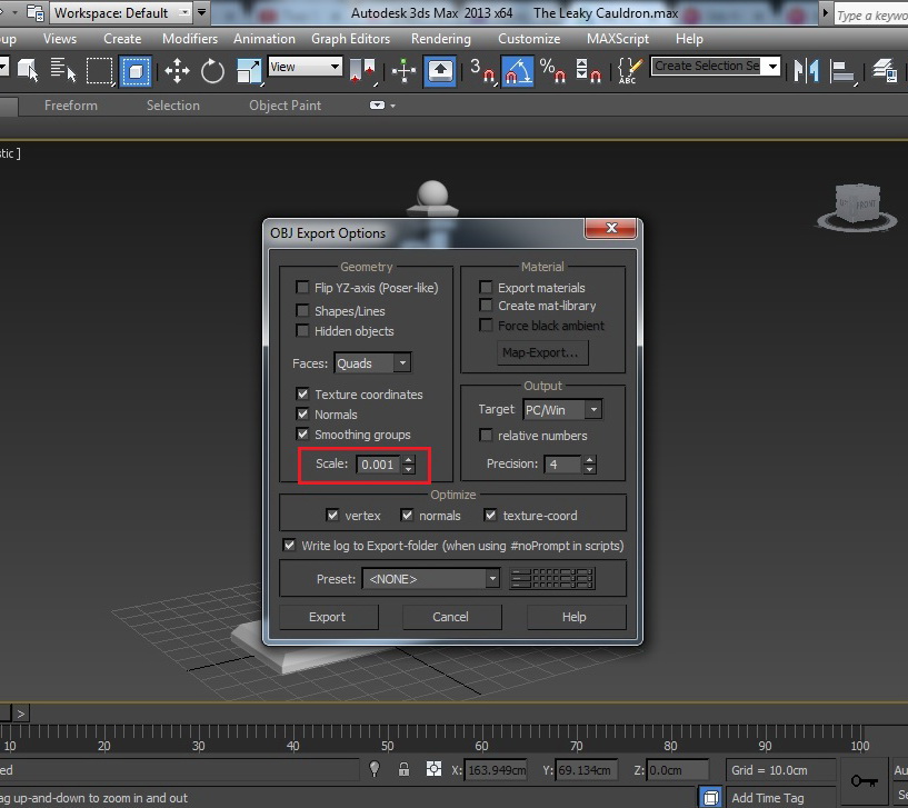 Solved: 3d Max object changes in scale after export - Autodesk Community - 3ds  Max