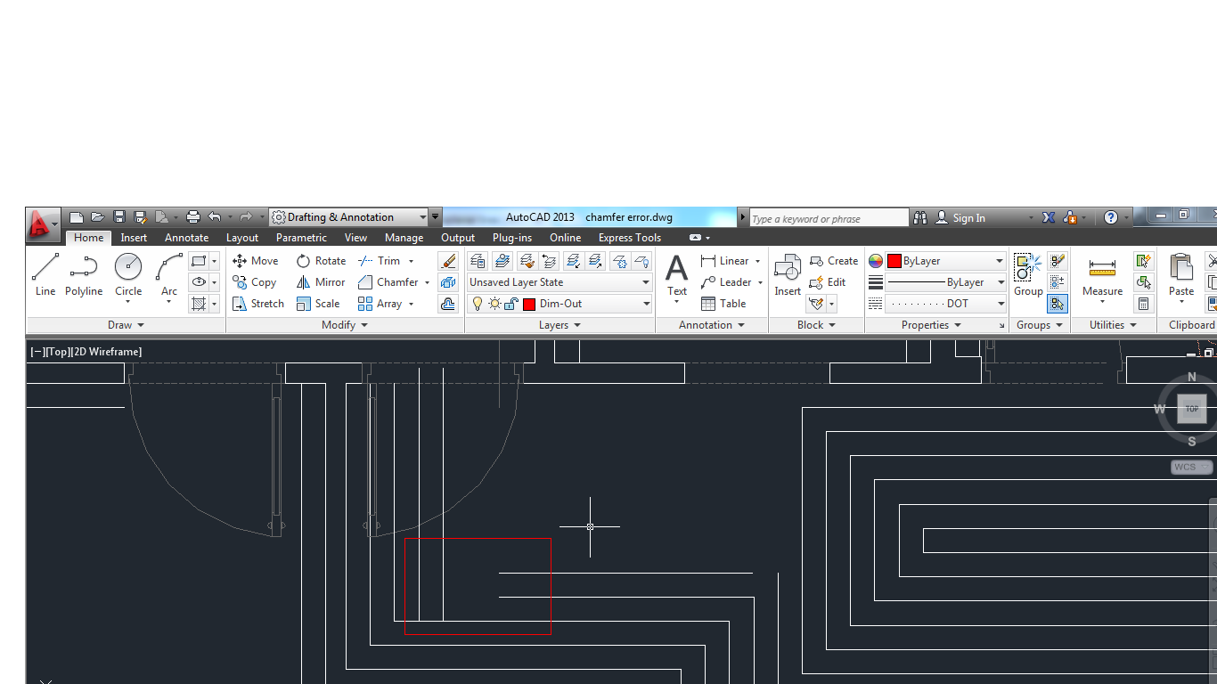 Solved: chamfer error - non co planar - AutoCAD - Autodesk Forums