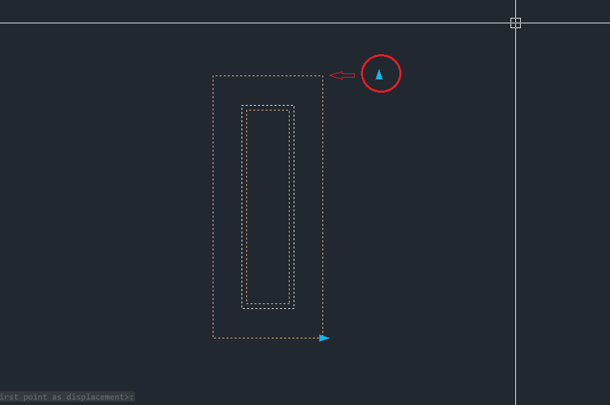 Dynamic block blue triangle - Autodesk Community