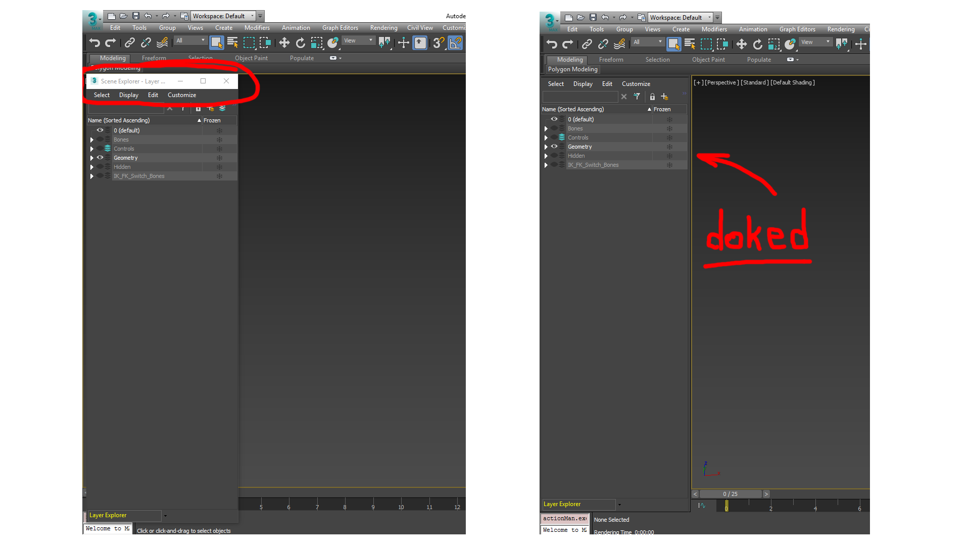 Solved: Start 3ds Max with the Layer Explorer docked and hidden? - Autodesk  Community - 3ds Max