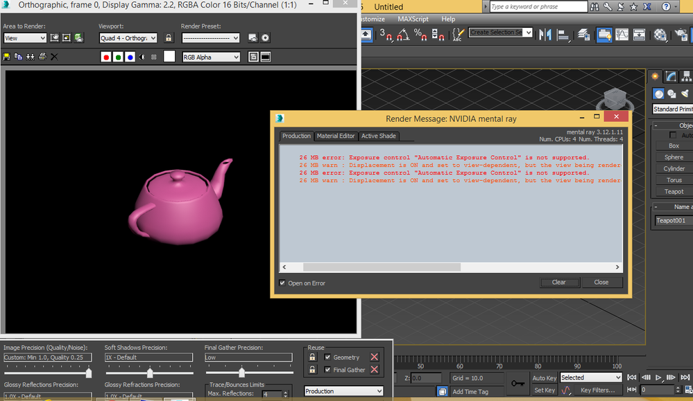 Solved: 3ds max rendering problem - a black blank window - Autodesk  Community - 3ds Max