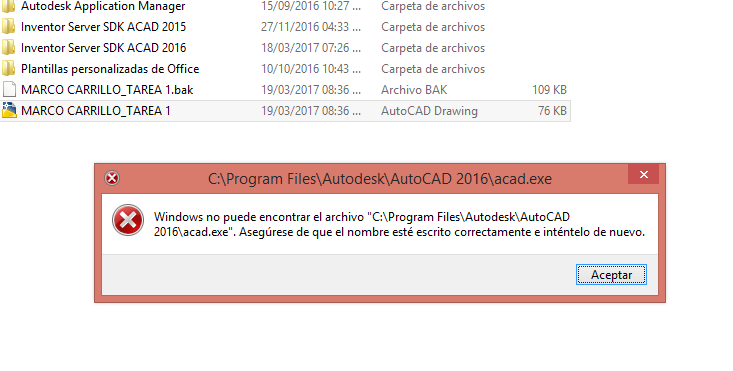 NO PUEDO ABRIR LOS ARCHIVOS DE AUTOCAD GUARDADOS EN MI PC - Autodesk  Community - AutoCAD