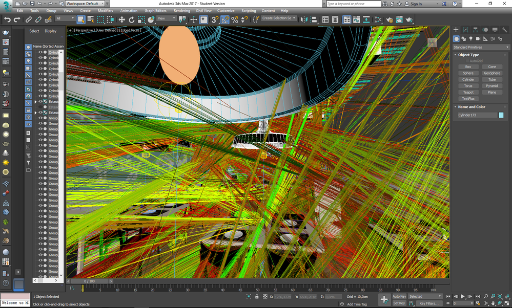 Excel Panda Supermarked Ghost lines 3ds Max 2017 - Autodesk Community - 3ds Max