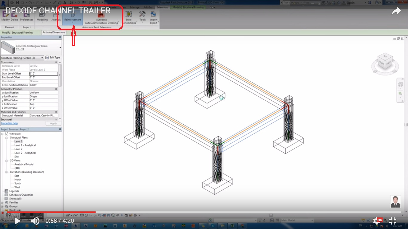 Копирование стандартов проекта revit