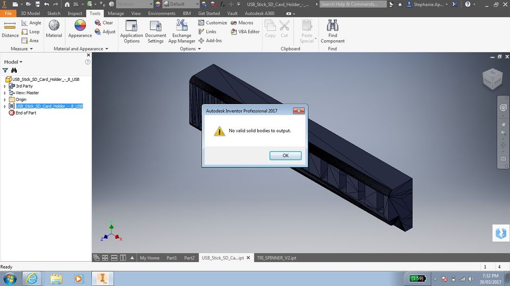 Converting to STL file to 3D print - Autodesk Community - Inventor