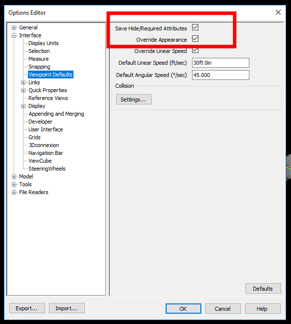 Solved: Viewport saved attributes grayed out - Autodesk Community