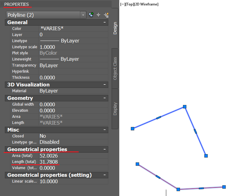 Solved: Total length of Polylines - Autodesk Community - AutoCAD Map 3D