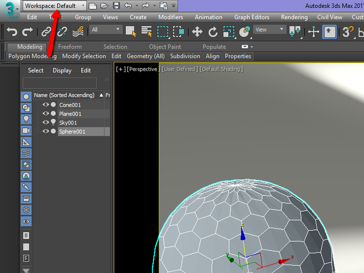 Solved: Changing workspaces in 3ds Max - Autodesk Community - 3ds Max