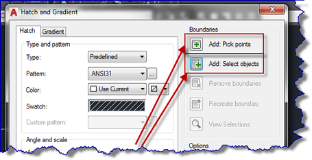 What Hatch Properties can be defined in Advance CAD? · Graitec Advantage