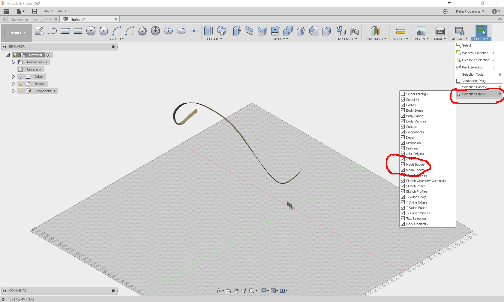 Solved: mesh section not working - Autodesk Community