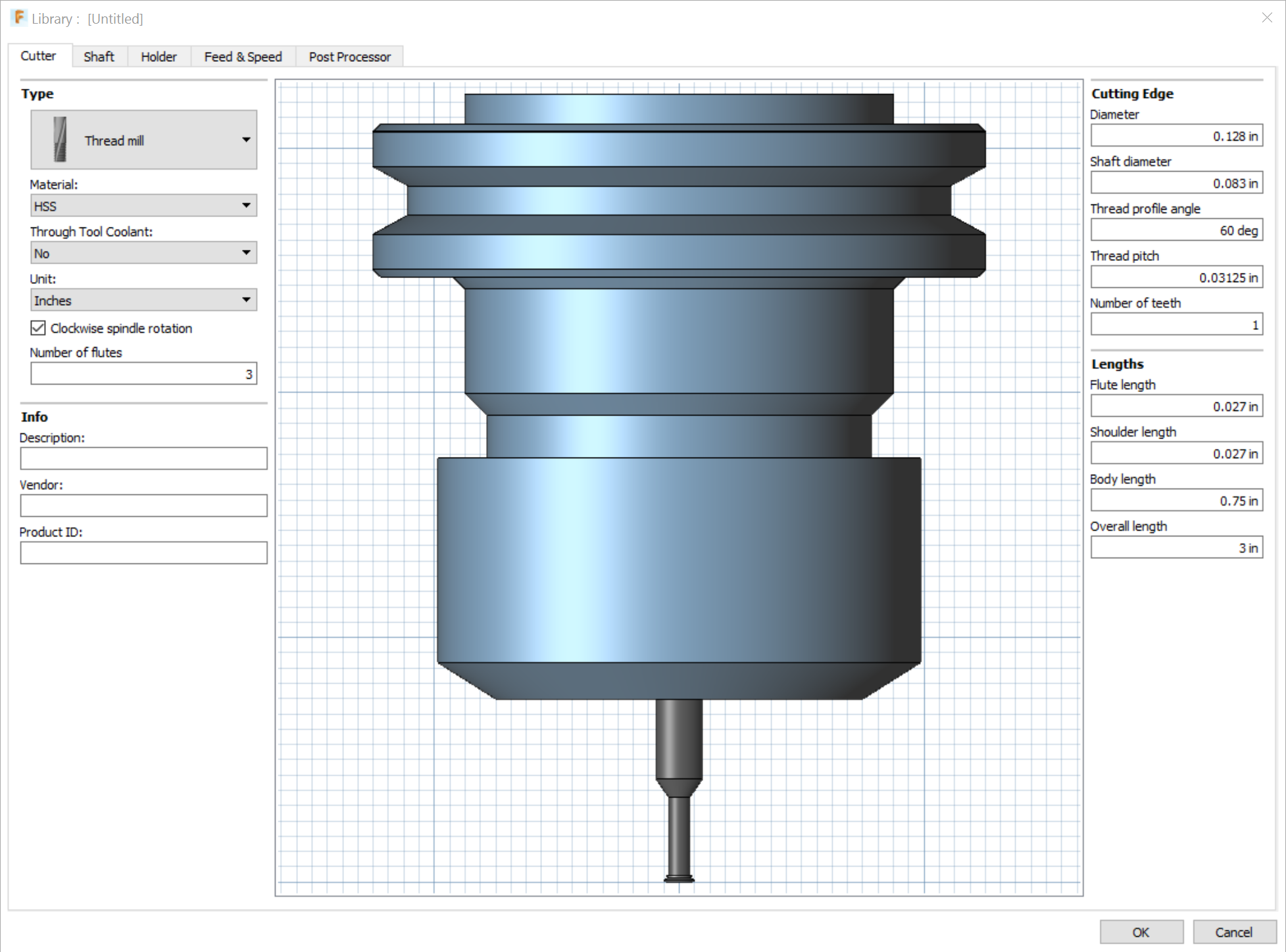 Better Thread Mill Tool Geometry Autodesk Community