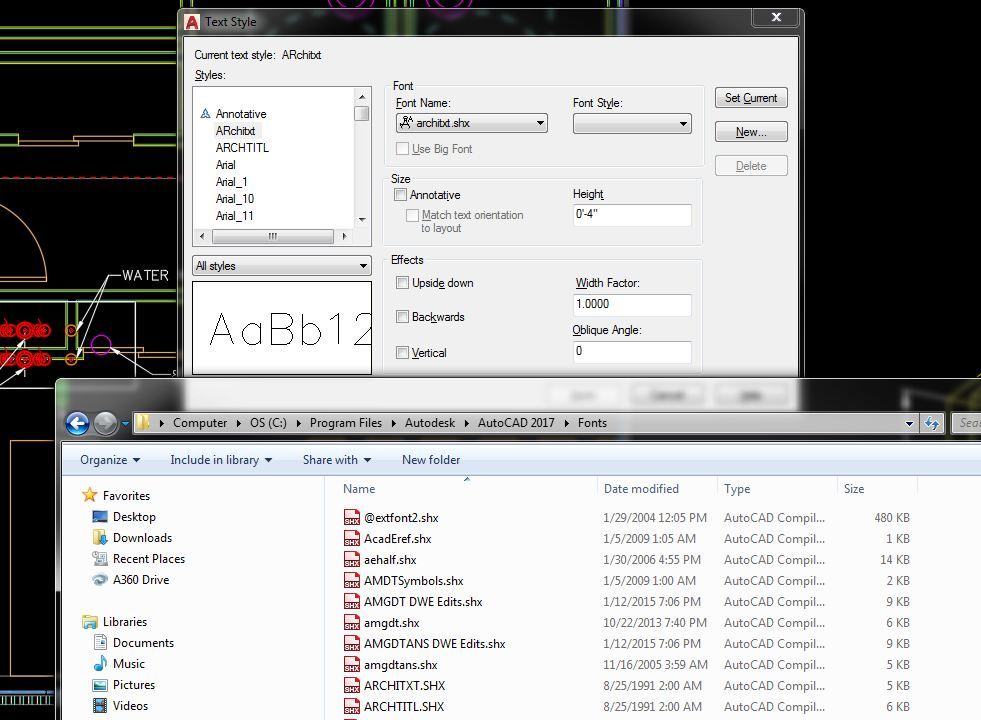 Solved: Architxt Font Replaced By Simplex.Shx - Autodesk Community - Autocad
